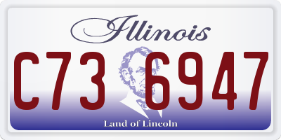 IL license plate C736947