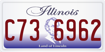 IL license plate C736962