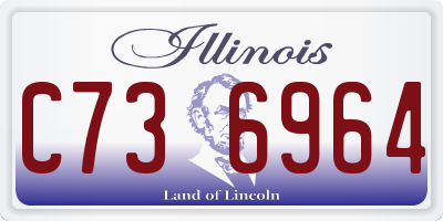 IL license plate C736964