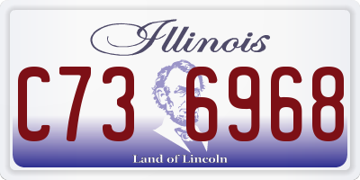 IL license plate C736968