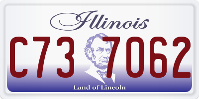 IL license plate C737062