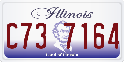 IL license plate C737164