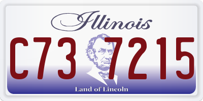 IL license plate C737215