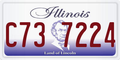 IL license plate C737224