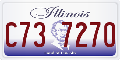 IL license plate C737270