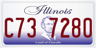 IL license plate C737280
