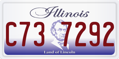IL license plate C737292