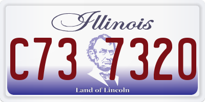 IL license plate C737320