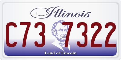 IL license plate C737322