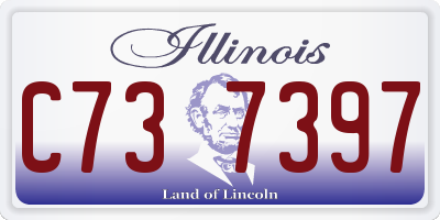 IL license plate C737397