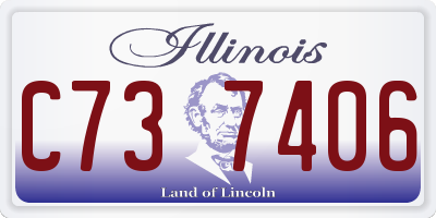IL license plate C737406