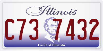 IL license plate C737432