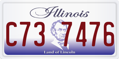 IL license plate C737476