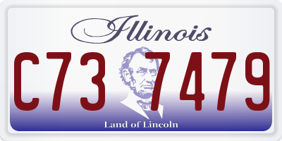 IL license plate C737479