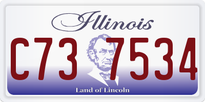 IL license plate C737534