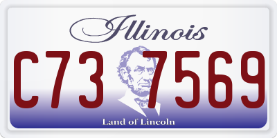 IL license plate C737569