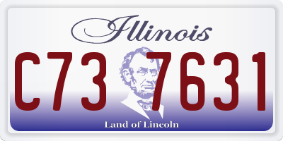 IL license plate C737631