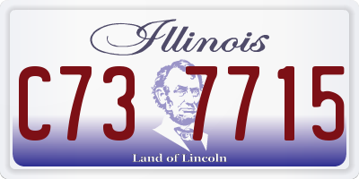 IL license plate C737715