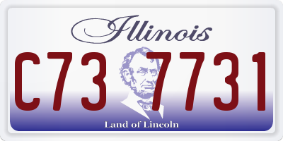 IL license plate C737731