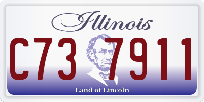 IL license plate C737911
