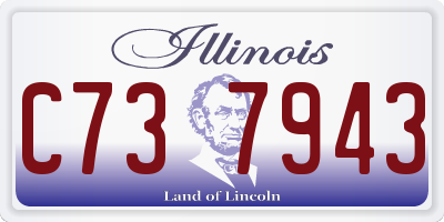 IL license plate C737943