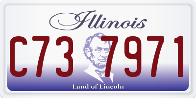 IL license plate C737971