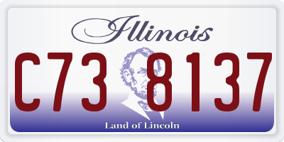IL license plate C738137