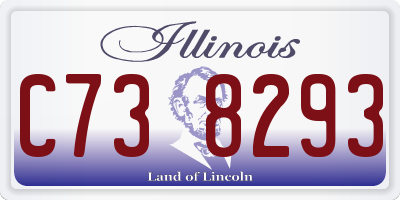 IL license plate C738293