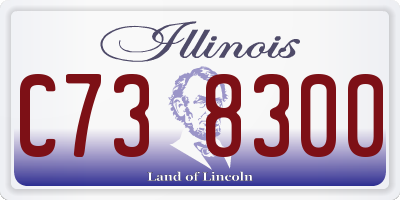 IL license plate C738300