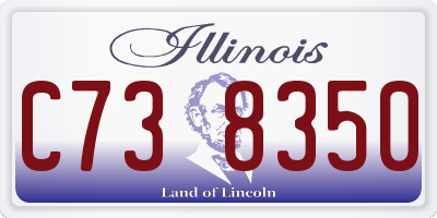 IL license plate C738350