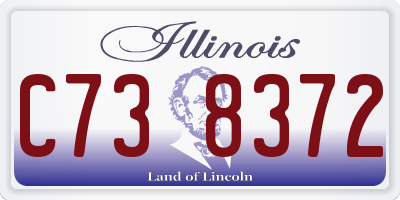 IL license plate C738372