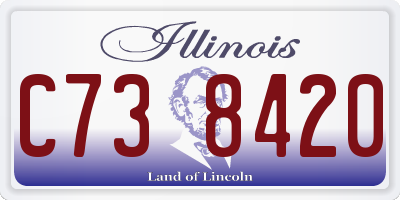 IL license plate C738420