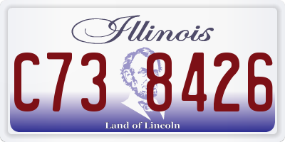 IL license plate C738426