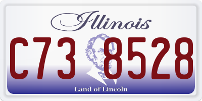 IL license plate C738528