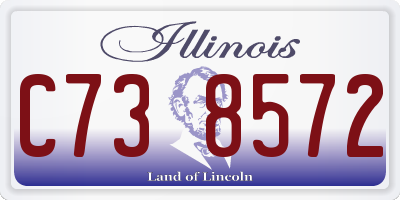IL license plate C738572