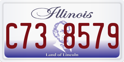 IL license plate C738579