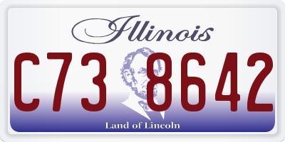 IL license plate C738642