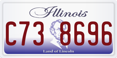 IL license plate C738696