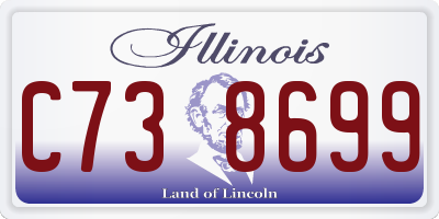 IL license plate C738699