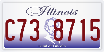 IL license plate C738715