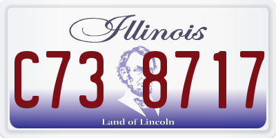 IL license plate C738717