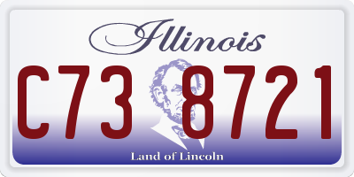 IL license plate C738721
