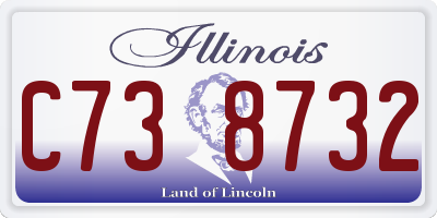 IL license plate C738732