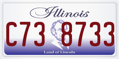 IL license plate C738733