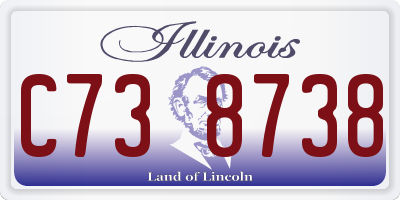 IL license plate C738738