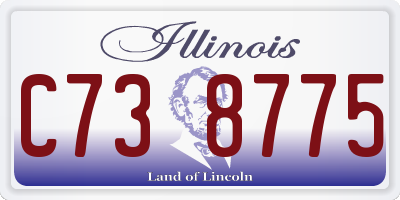 IL license plate C738775