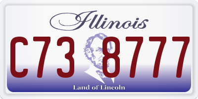 IL license plate C738777