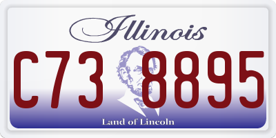 IL license plate C738895
