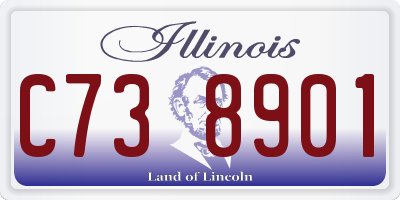 IL license plate C738901