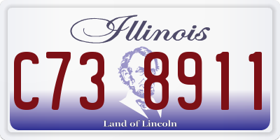 IL license plate C738911